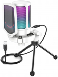 FIFINE A6V juhtmega mikrofon koos RGB-ga | USB