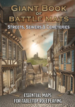 Loke Battle Mats: Giant Book of Battle Mats - Streets Sewers & Cemeteries