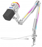 FIFINE AmpliGame AM8W PROT juhtmega mikrofon koos statiivi ja RGB taustavalgustusega|USB/XLR
