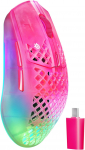 SteelSeries Aerox 3 Gen 2 juhtmeta hiir | 26 000 DPI (Magenta)