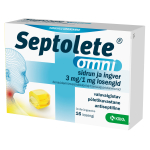 SEPTOLETE OMNI LOSENG SIDRUN&INGVER 3MG+1MG N16