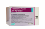 PARACETAMOL ACCORD TBL 500MG N100