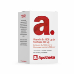 A. VITAMIIN B12 1000MCG+ FOOLHAPE 400MCG TBL N90