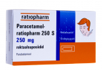 PARACETAMOL- RTP 250 S REKTAALSUPOSIIT 250MG N10