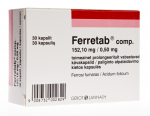 FERRETAB COMP PROLONG CAPS 152,1MG+0,5MG N30