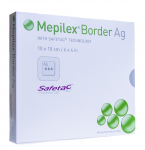 MEPILEX BORDER AG 10X10CM N5