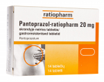 PANTOPRAZOL-RTP 20MG GASTRORESIST TBL 20MG N14