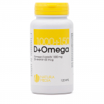 OMEGA-3 1000MG+ VITAMIIN D3 50MCG KAPSLID N120