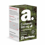 A. C VITAMIIN 500MG N&Auml;RIMISTBL N100 APELSINIMAITSELINE