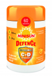 MINISUN DEFENCE STRONG C+D3 VITAMIIN N60 N&Auml;RIMISTBL