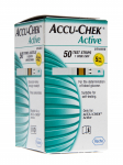 ACCU-CHEK ACTIVE VERESUHKRU TESTRIBAD N50