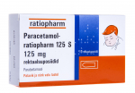 PARACETAMOL- RTP 125 S REKTAALSUPOSIIT 125MG N10