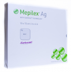 MEPILEX AG HAAVAPADI SILIKOONIGA 15X15CM N5