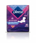 LIBRESSE H&Uuml;G SIDE ULTRA THIN GOODNIGHT WINGS N8