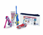 KIN REISIKOMPLEKT AUTO LASTELE, HAMBAHARI+PASTA 25ML