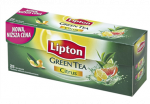 Roheline tee Tsitrus LIPTON 20x1.3g