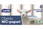 WC paber  LAMBI valge 3-kih  8rl
