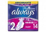 H&uuml;gieenisidemed ALWAYS Platinum S2 14tk