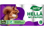 WC paber SERLA,3-kih.,8rl
