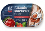 Makreellifilee tomatis WELL DONE,170g