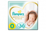 M&auml;hkmed PAMPERS Prem.Care s0,< 3kg  30tk