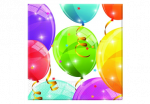 Salvr&auml;tikud Balloons, 33x33cm 20tk