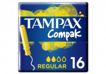 Tampoonid TAMPAX Compak Regular 16tk