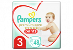 P&uuml;ksm&auml;hk.PAMPERS Prem.Care s3,48tk 6-11