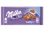 Piima&scaron;okolaad Bubbly MILKA 90g