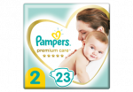 M&auml;hkmed PAMPERS Premium Care S2 23tk