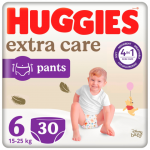 P&uuml;ksm&auml;hkmed Huggies Extra Care 6 15-25kg 30tk