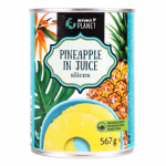 Ananassiviilud mahlas  Planet 567g/340g