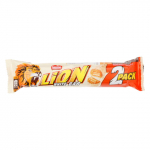 Valge &scaron;okolaadi batoon Lion 2-pakk 60g
