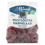 Mahe marmelaad must s&otilde;star Minna 150g