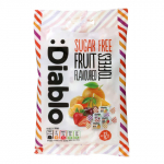 Puuvilja-koorekommid Diablo magusainetega 75g