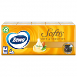 Taskur&auml;tikud Zewa Soft&Sensitive 10x9tk