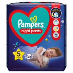 P&uuml;ksm. Pampers Night Pants VP S5,22tk