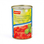 Tomatid t&uuml;keldatud basiilikuga  400g
