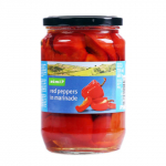 Paprika punane marinaadis  680g/350g