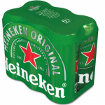 &Otilde;lu Heineken 5%vol 0,5l purk 6-pakk