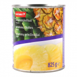 Ananassiviilud siirupis  825g/490g
