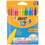 V&auml;rvikriidid Bic Plastid. 12 v&auml;rvi BS26