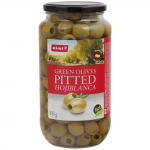 Rohelised oliivid  kivideta 935g/455g