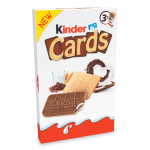 K&uuml;psis piima-ja kakaot&auml;id. Kinder Cards 76,8g