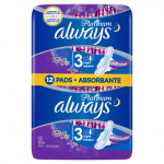 H&uuml;gieenisidemed Always Ultra Plat. 12tk