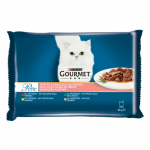 Kiisueine Gourmet Perle veiseliha 4x85g