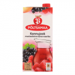 Kannujook mustas.-&otilde;una-vaarika P&otilde;ltsamaa 1l