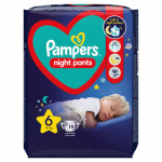 P&uuml;ksm. Pampers Night Pants VP S6,19tk