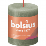 Sammask&uuml;&uuml;nal Bolsius Rustic roheline, 8x7cm