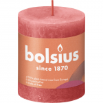 Sammask&uuml;&uuml;nal Bolsius Rustic roosa, 8x7cm